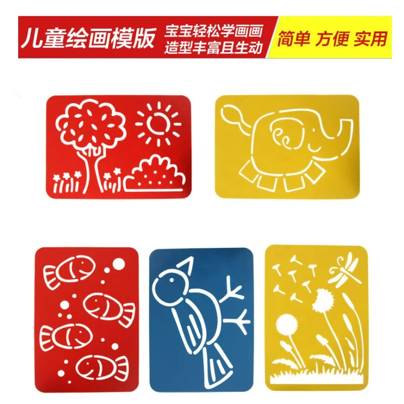 New Design PET Stencils for Wall Painting Wall Stencils for Painting Bag White Customized Cake Item Sets Packing Color Origin