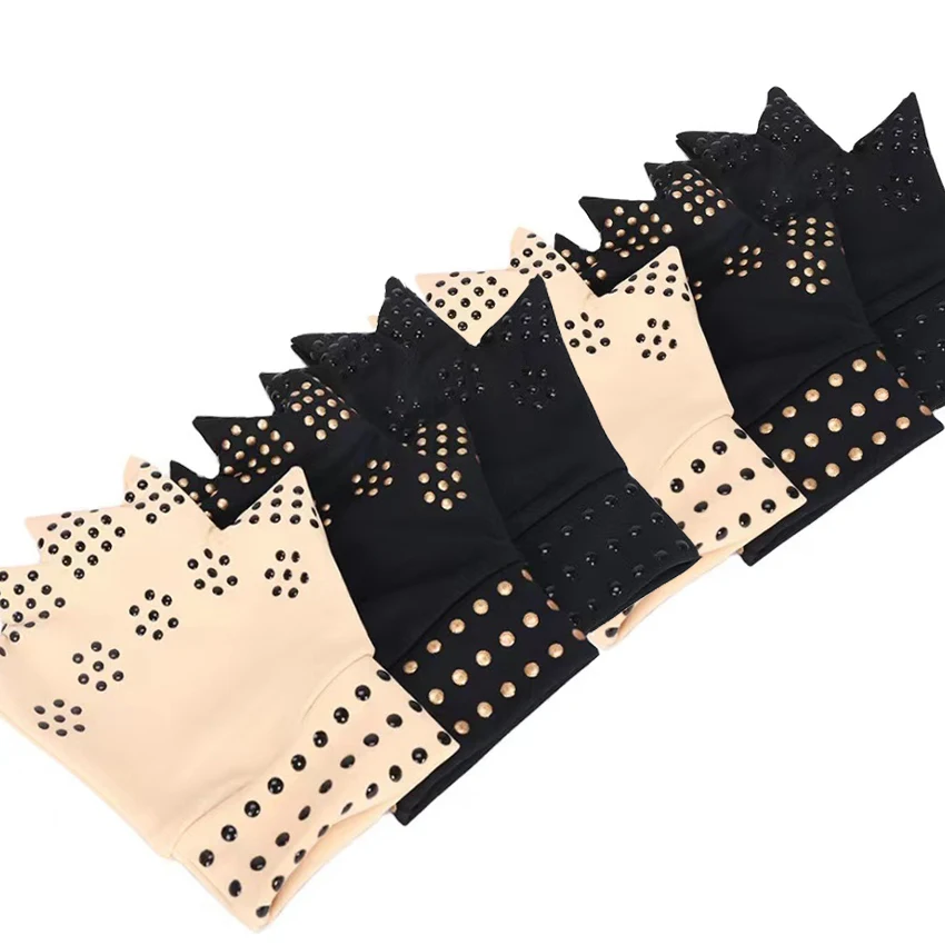 Half Finger Magnetic Anti Arthritis Rheumatoid Health Compression Therapy Gloves Joint Pain Relief Men Women Safe Wrist HA01862