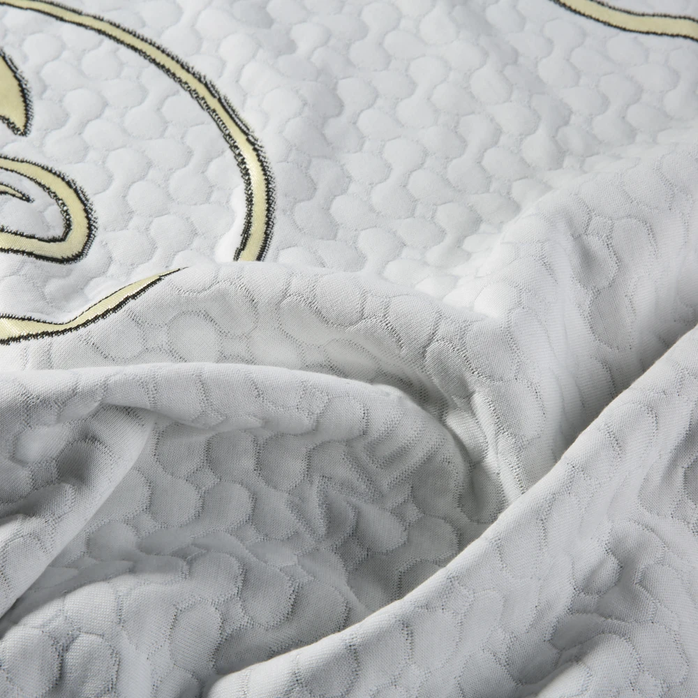 Double knit polyester mattress fabric