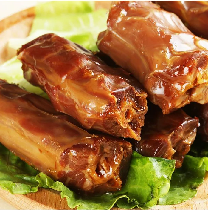 Традиционные китайские острые горлышки утки мясо домашней птицы закуски