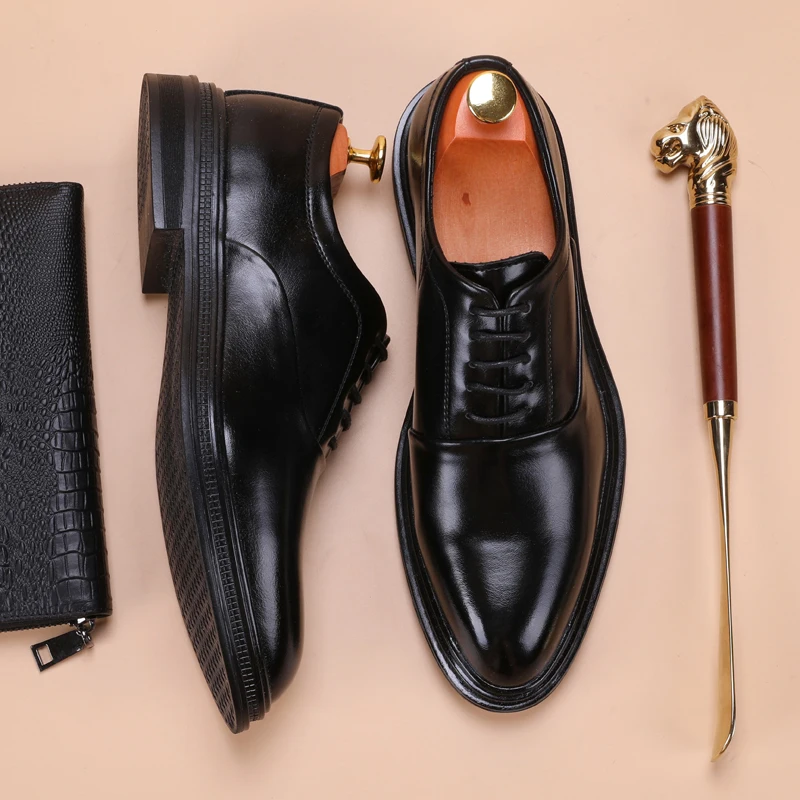 Итальянские дизайнерские свадебные туфли из натуральной кожи chaussures homm кожаные мужские