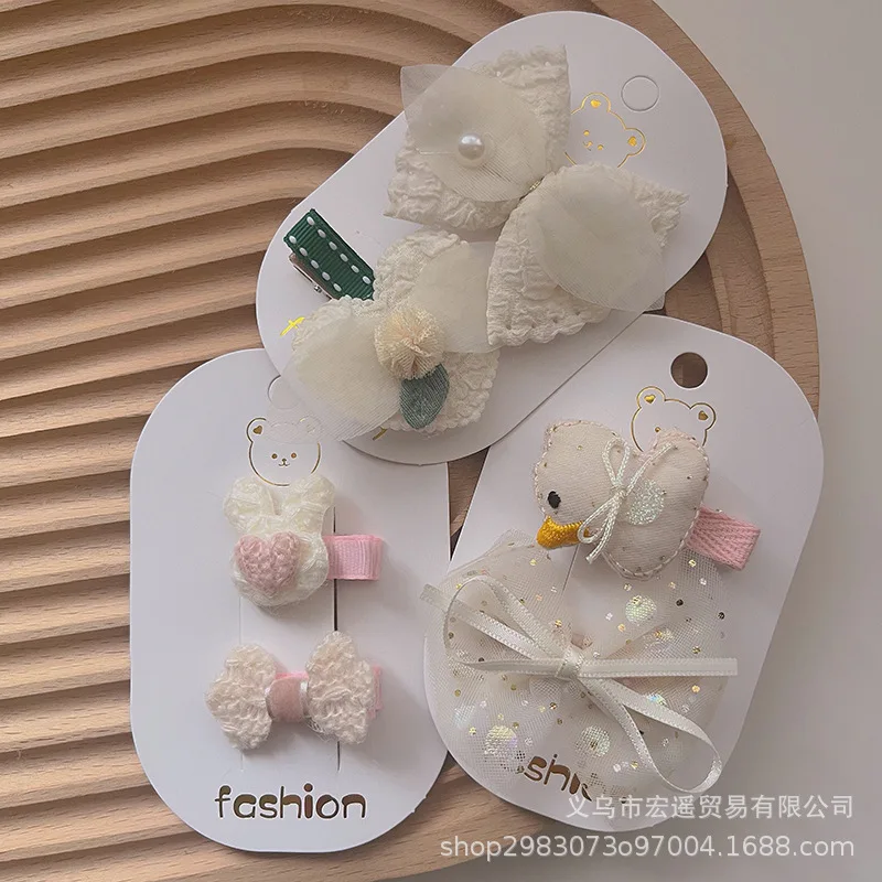 New cute foreign style baby children hair accessories Baby children daily everything princess style hairpin set