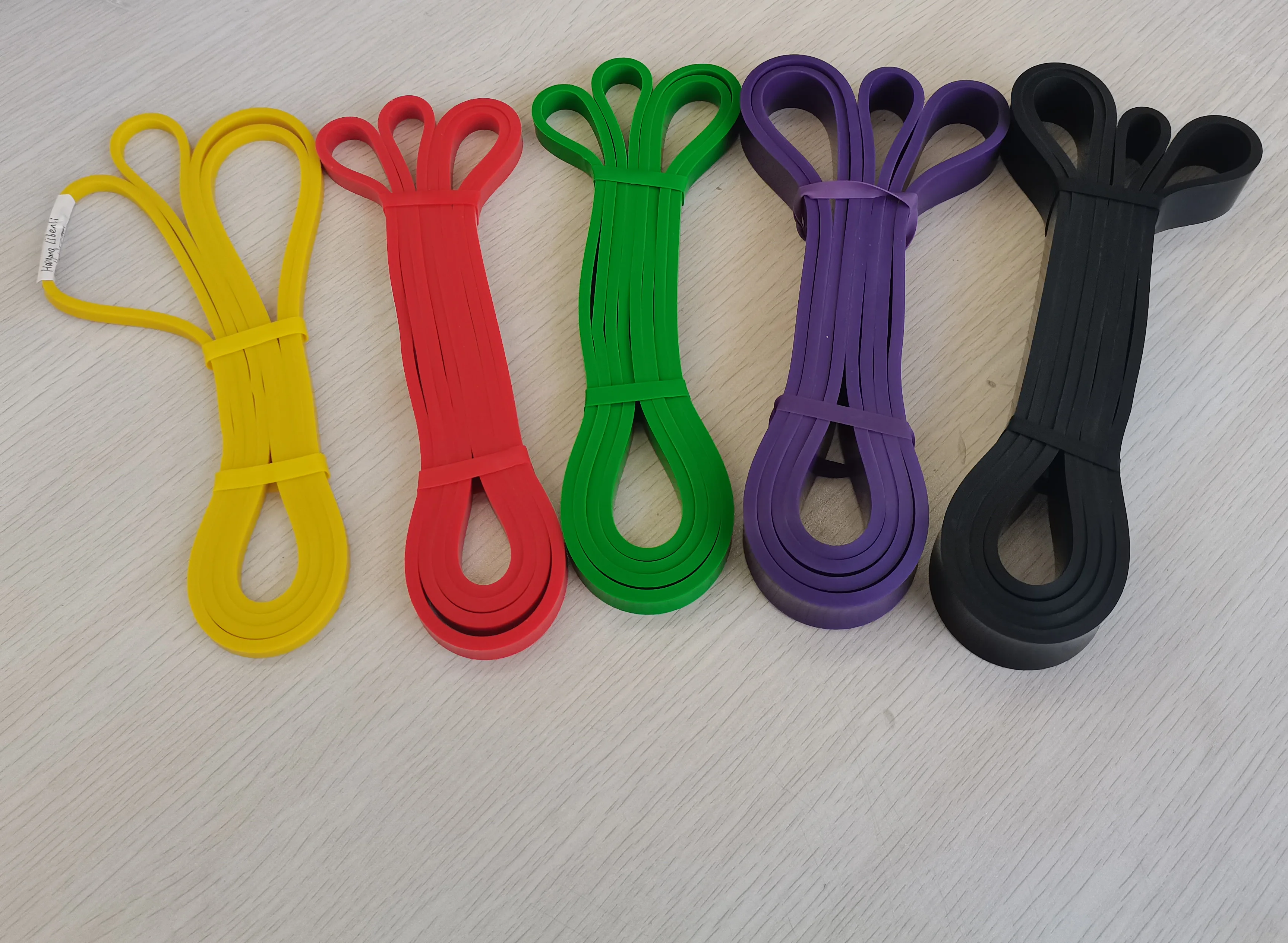 Libenli custom Printed  Super Strong Gym Workout Sport Professional Power Loop unisex fitness band pull up elastic rubber bands