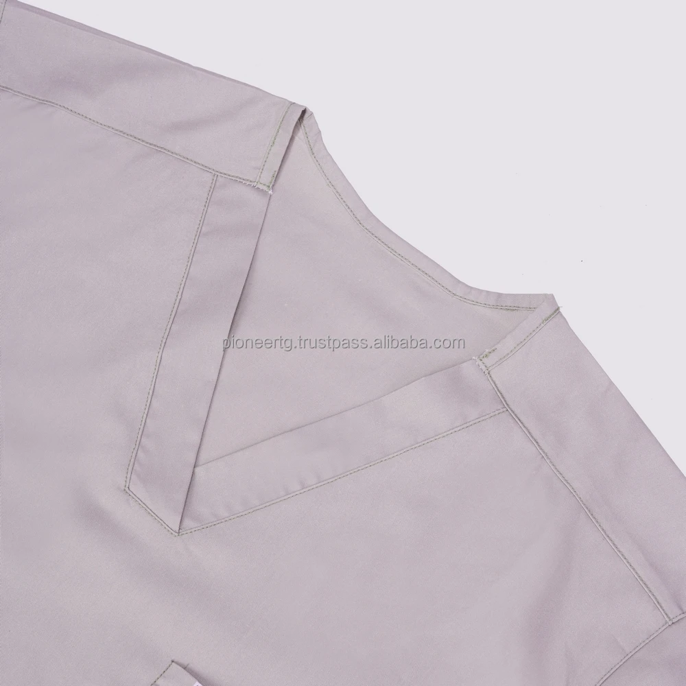 Anti Wrinkle Hospital Scrub Set for Men Polyester cotton fabric plain colour straight leg customized logo from Vietnam