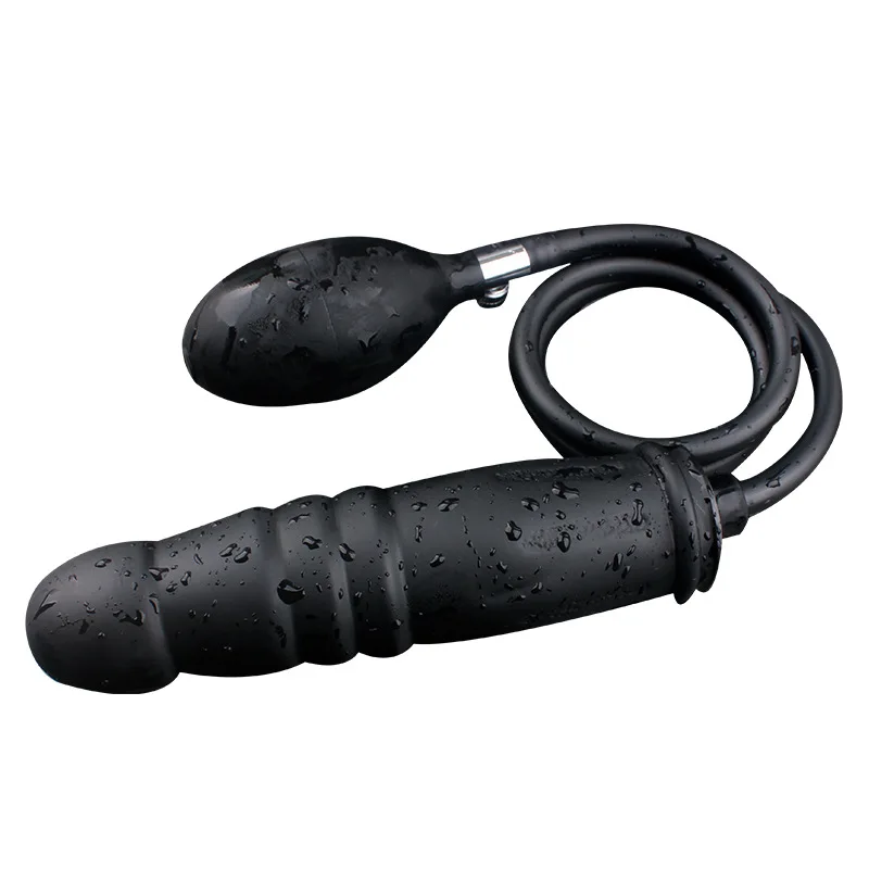 Hot selling Inflatable Anal Plug Expandable Dildo Pump Butt Plug Anal Dilator Prostate Massage Anus Extender Adult Sex Toys