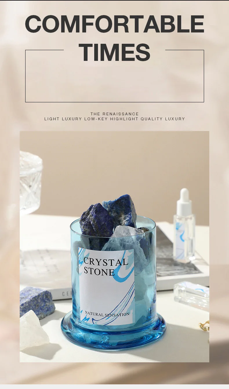 Home  Decorative Christmas Aromatherapy Wholesale Gift Aroma Decor Factory Produced Aroma Essential Oil Set Reed Diffuser stone