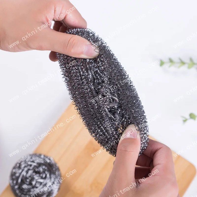 pot scrubber machine Stainless Steel Scrubber Knitting Machine