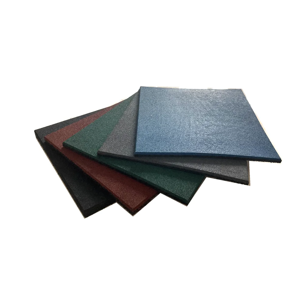 Wear Resistance Gym Rubber Flooring Mat Crossfit Rubber Gym Flooring