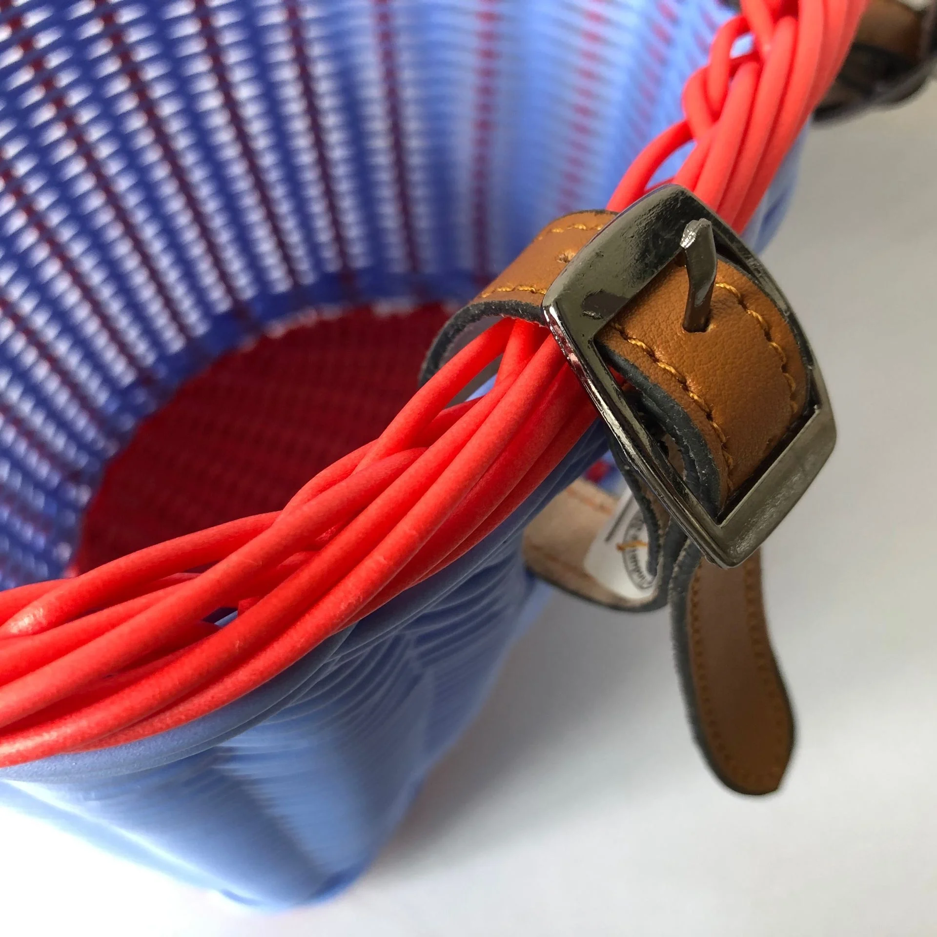 Promotional Gifts Natural Rattan Basket Willow Bicycle Basket Wicker Bicycle Basket