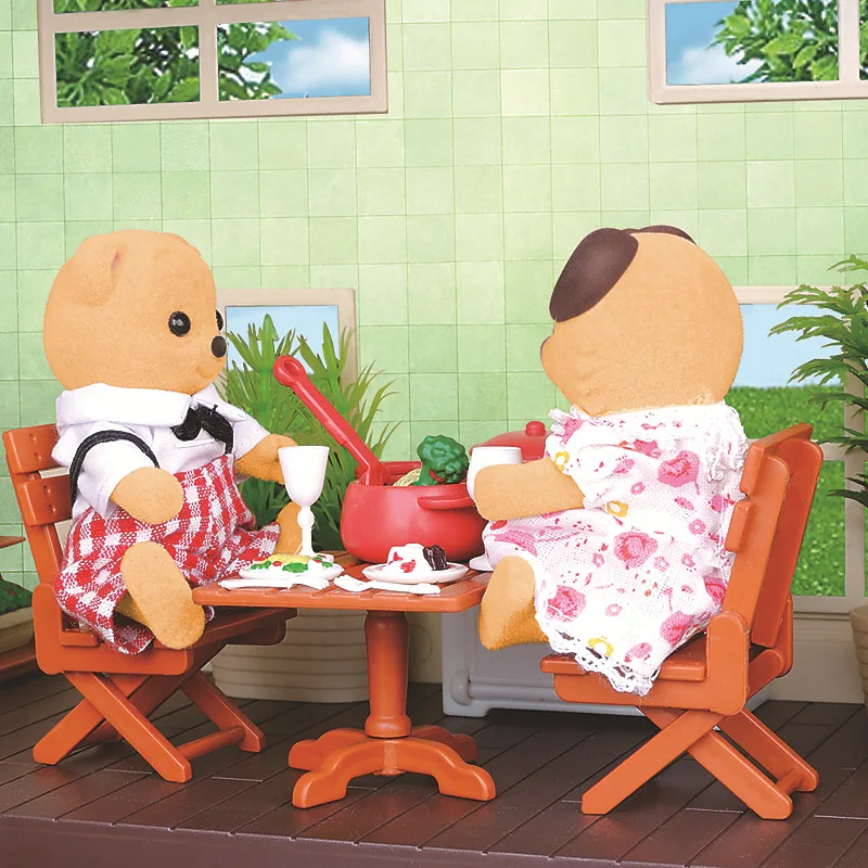 1/12 doll house mini furniture miniature model kitchen toy kids pretend play house toys