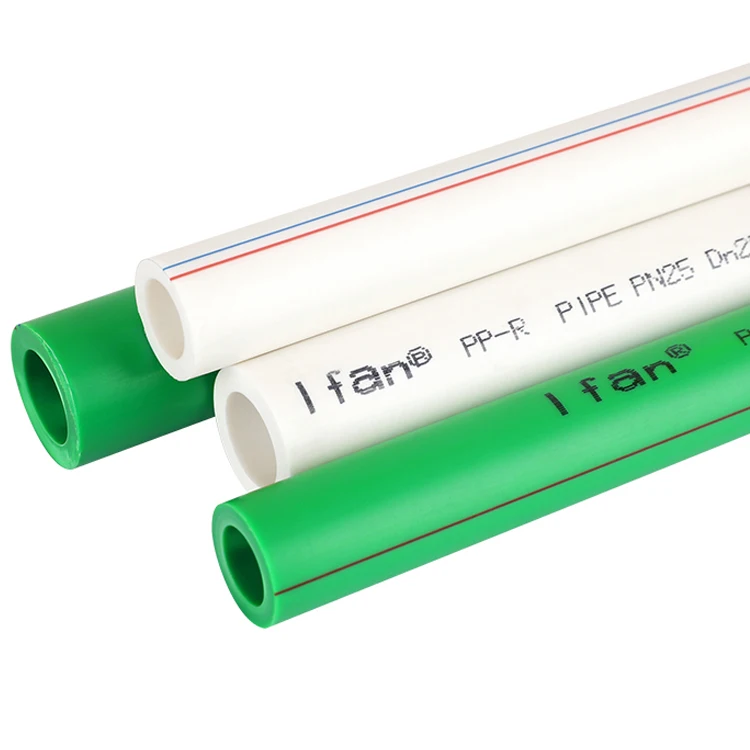 IFAN Injection Factory 100% Raw Plumbing Materials Pure Water Tube PPR Pipe For PPR Pipes Manufacturers