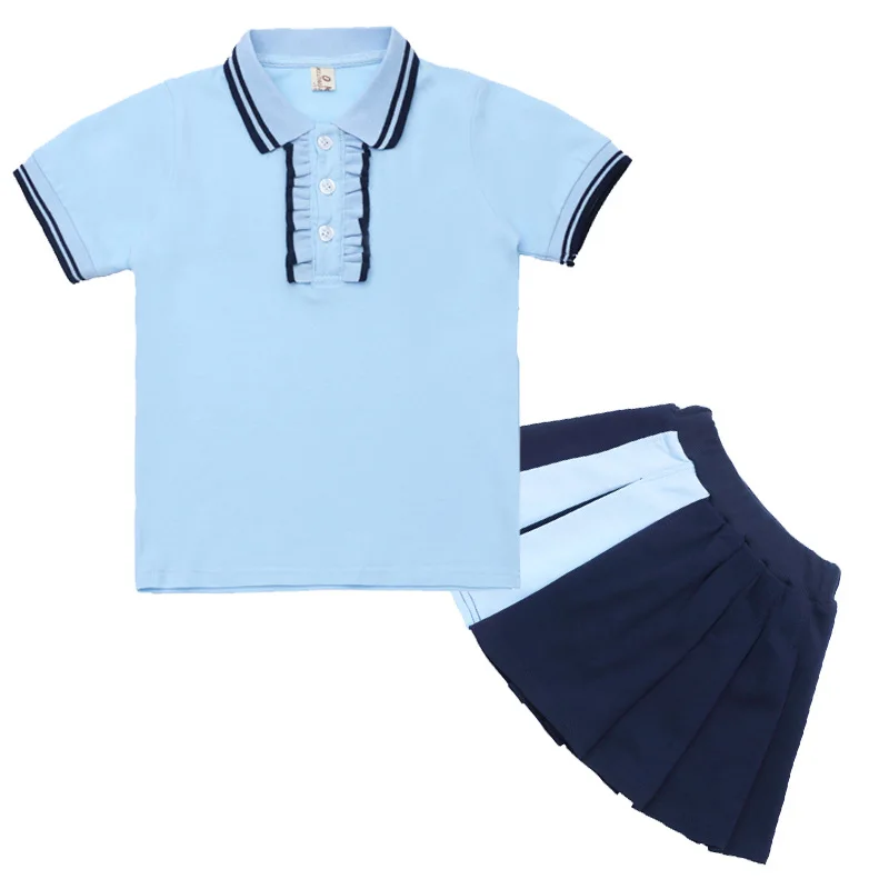 wholesale school uniform polo shirts design sports tracksuit children primary school uniforms