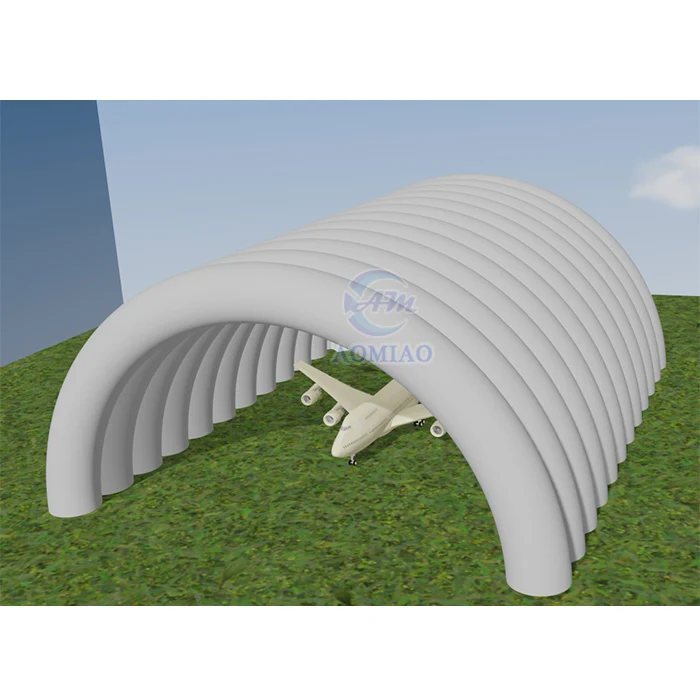 Fast Installation Large Inflatable Structure Aircraft Hangar Maintenance Warehouse
