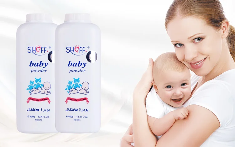  400 г детский порошок лучший уход за кожей оптовая продажа OEM Shoff тальковый