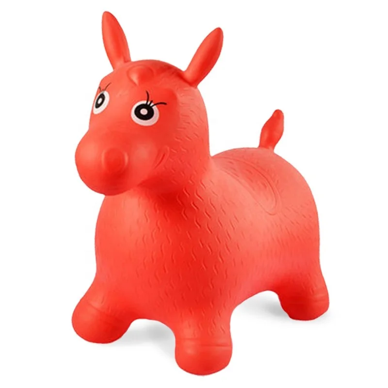 Hot Sale Child riding horse hoppers Inflatable jumping animal toy great gift for kids