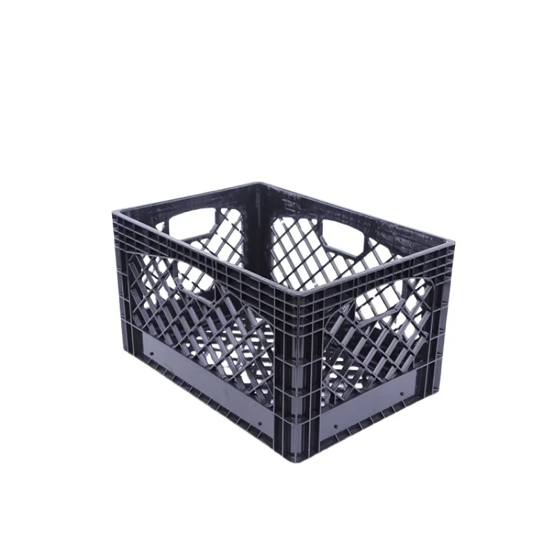 Plastic Unfolding 6 Gallon 24 Quart Rectangular Dairy Milk Crate