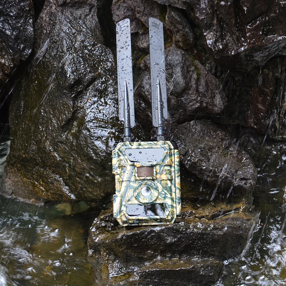 animal trap night vision 4G LTE Android IOS APP management hunting trail camera