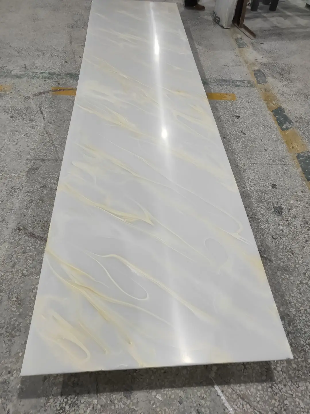 Marble Resin Solid Surface Sheet  color acrylic sheet 6mm 8mm 12mm Veining Shower Wall Panels Acrylic Solid Surface