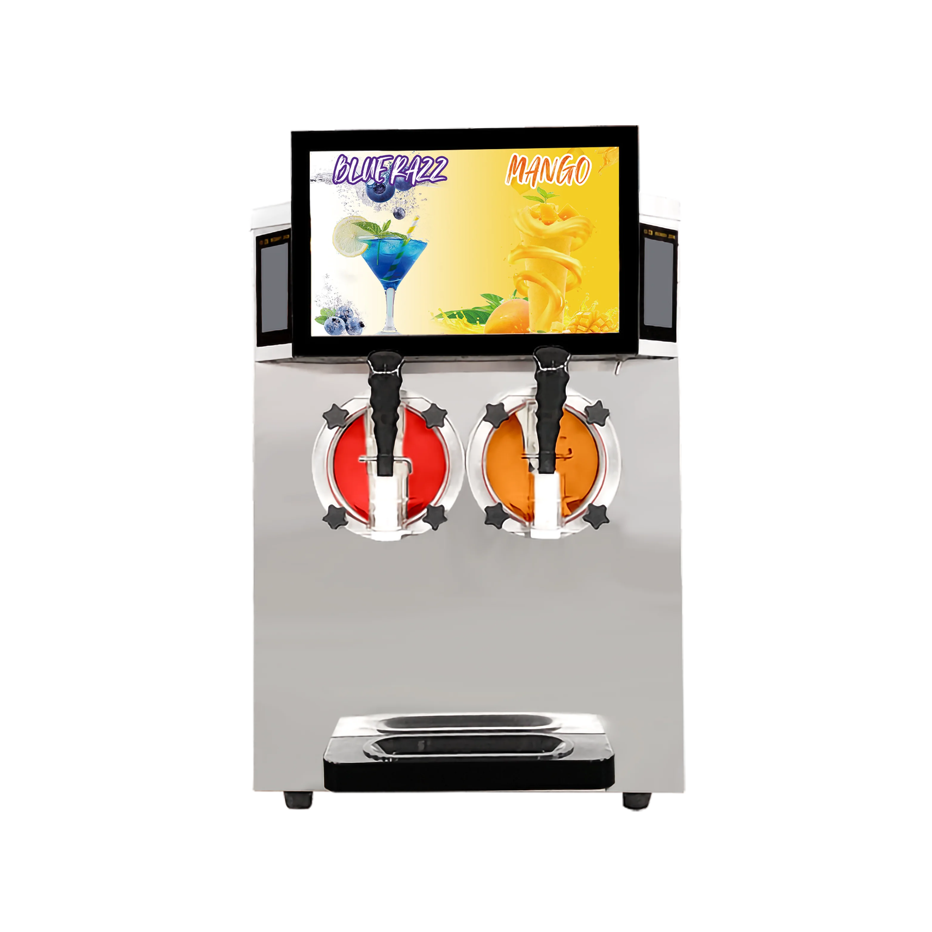 Factory direct sale food and beverage equipment 2 cans frozen drinks Margarita machine for sale