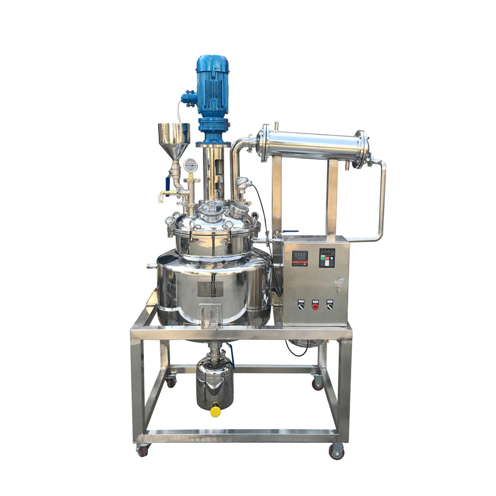 50L Continuous Stirring Tank Dispersion Dissolution Biodiesel Chemical Reactor