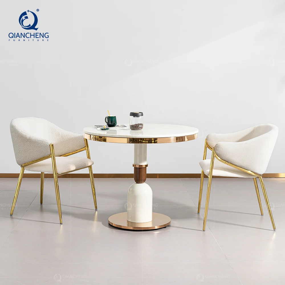 Foshan Wholesale French Cafe Table And Chair Comercial Complete Furniture Bar Design Restaurant Table Armchair Set Guangzhou