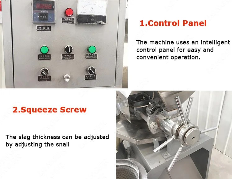 Multi-Functional Automatic Screw Cold Sesame Olive Oil Refinery Press Machine Soybean Oil Mill Machine