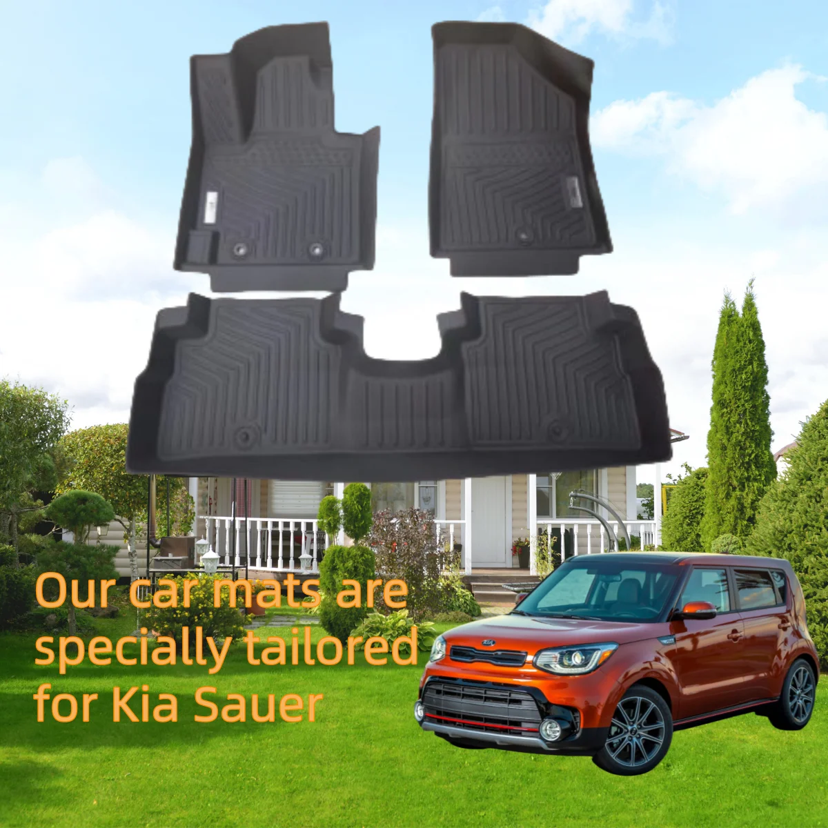 Подходит для 2018 + KIA SOUL с всепогодными защитными автомобильными ковриками