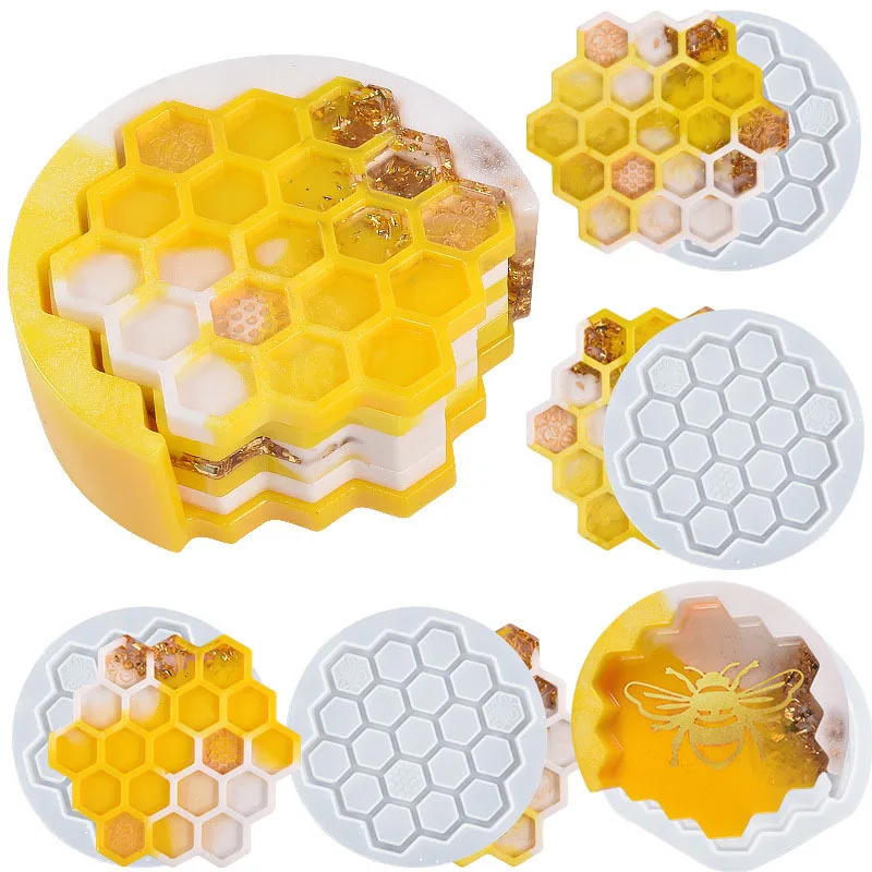 Wholesale Factory Customized DIY Tray Coaster Silicone Mold for Epoxy Resin