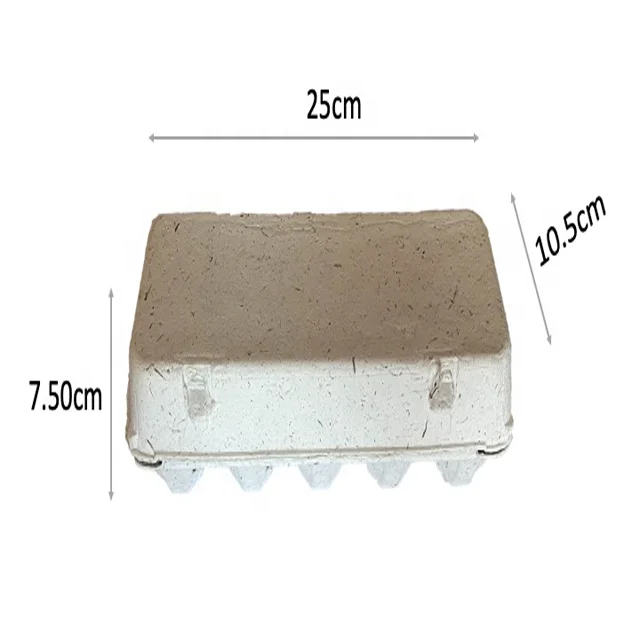 
Eggs Cartons Seaweed Extract Upcycling Non plastic 10 Holes Buffer Effect Chemical Free Sturdy Pulp Tray Hardness Made by Korea 