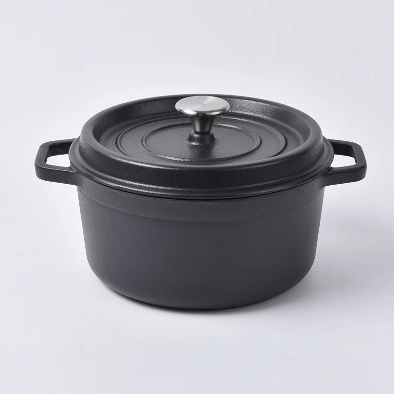 Cast Iron Pot Enamel Pot Wholesale Stew Amphora Soup Pot Non-Stick Pan Household Iron Cast Cookware Sets