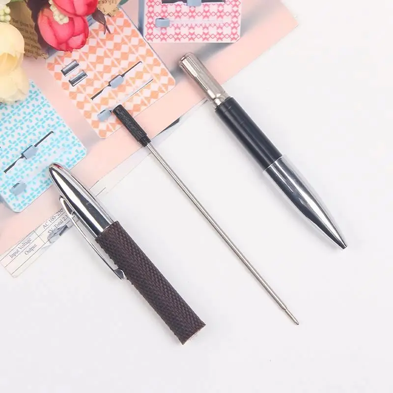 Low price ball pen making machine clip metal with customized logo for promotional gift