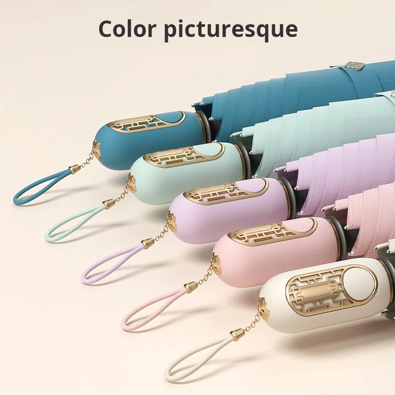 Портативный складной зонт от дождя