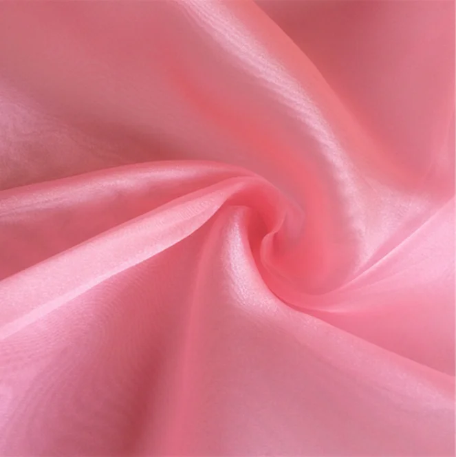 classic shiny fat organza for dress