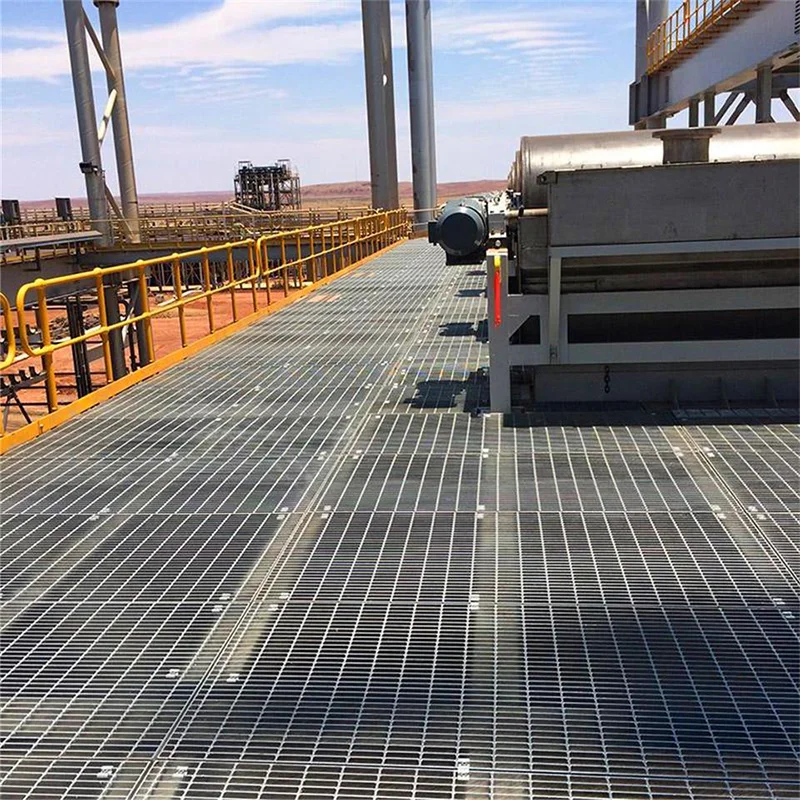 Building Construction Materials 25*5mm Hot Dipped Galvanized flooring grid grating steel open grid steel floor grating