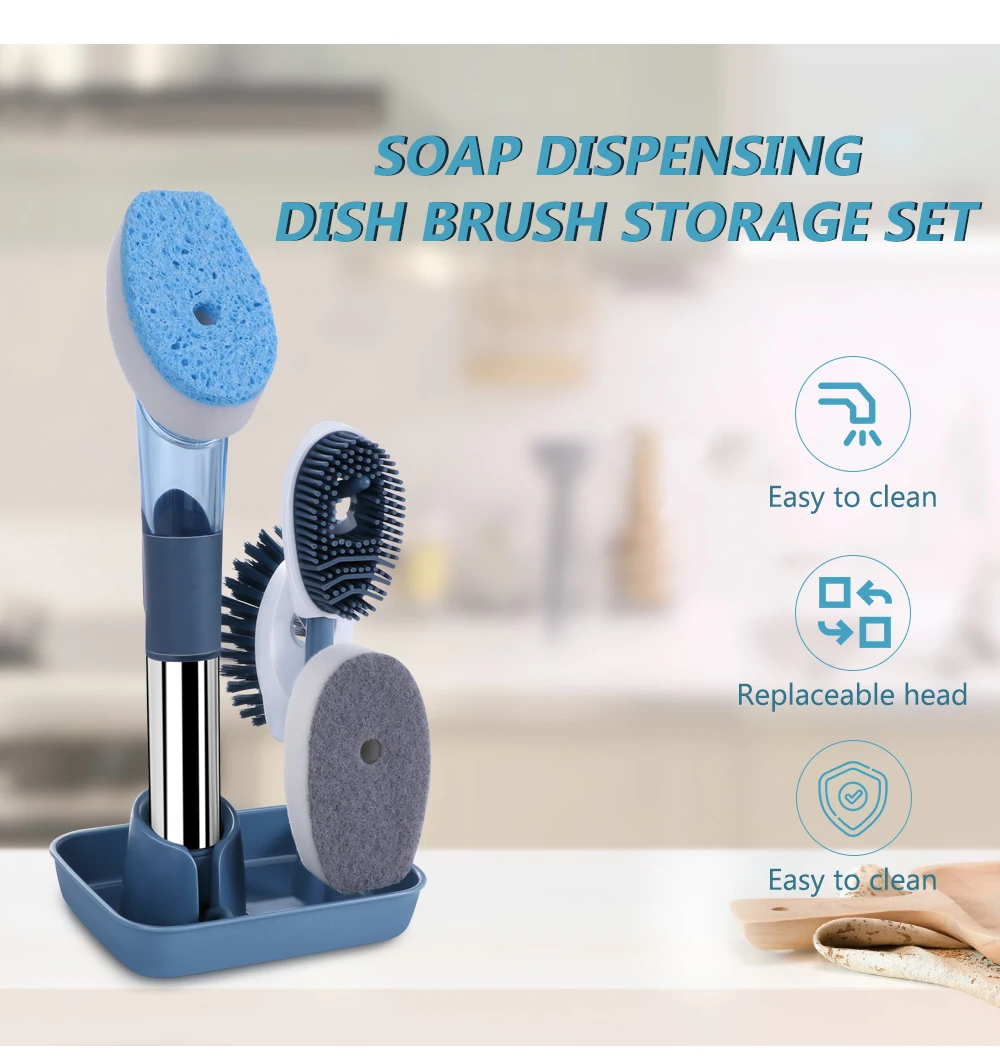 Hot sale Dish Brush Cleaning Brush Useful Kitchen Scrubbing Hand Small Cleaning Dish Brush No Harm to Hand