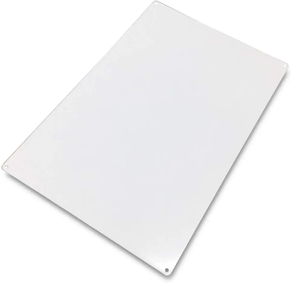 Алюминиевые металлические знаки, сублимационный белый знак 8x12x0, 26 дюймов для теплового Пресса/УФ печать 20x30 см