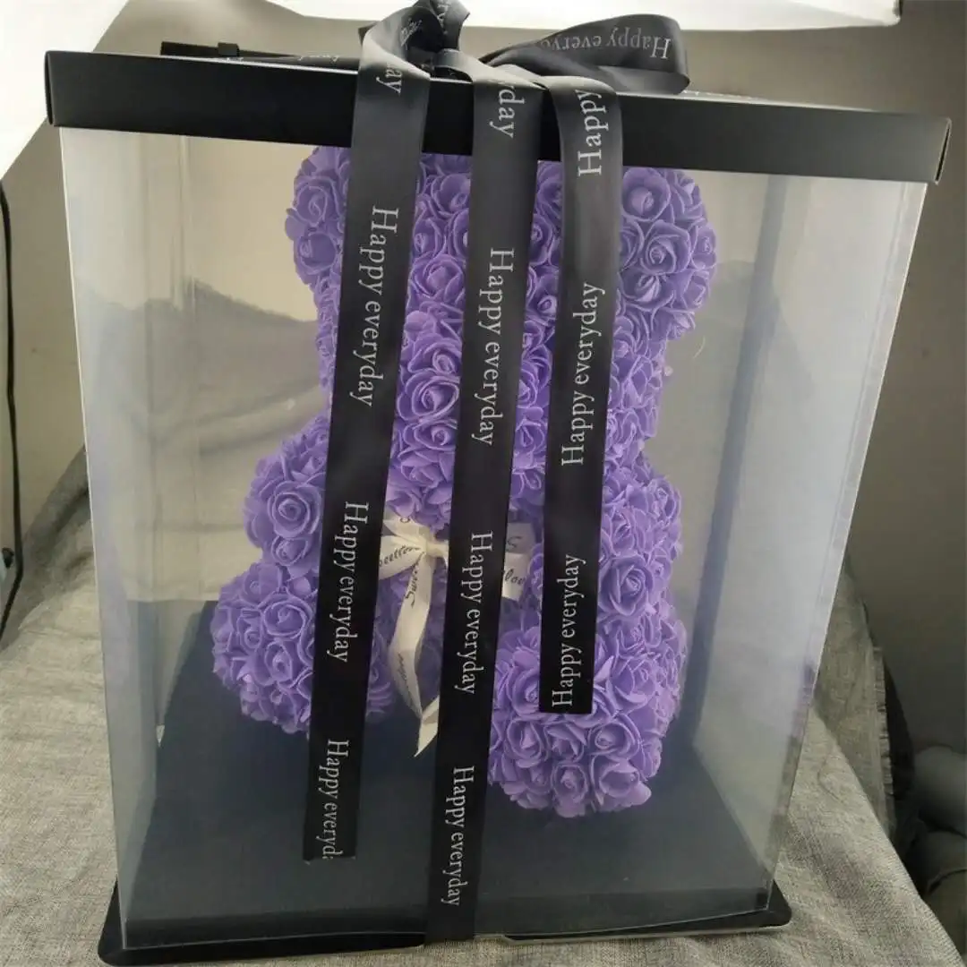 Cheap Price Hot Selling Teddy Bear Made Out Of Roses