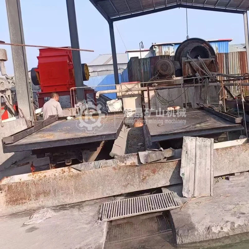 Factory Price LY 4500 Fiber-Glass Shaker Table Big Steel Channel Support Zircon Ore Tin Gold Coltan Mining Gold Shaking Table