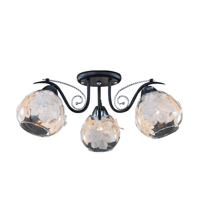 
Профессиональный производитель, металлические матовые черные люстры, потолочные лампы 