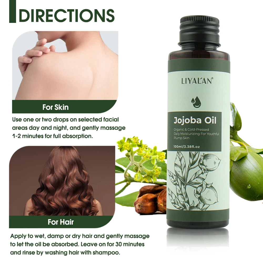 Wholesale Bulk Refined 100% Pure Organic Golden Color Cold Pressed Hair Oil Skin Moisture Jojoba Oil