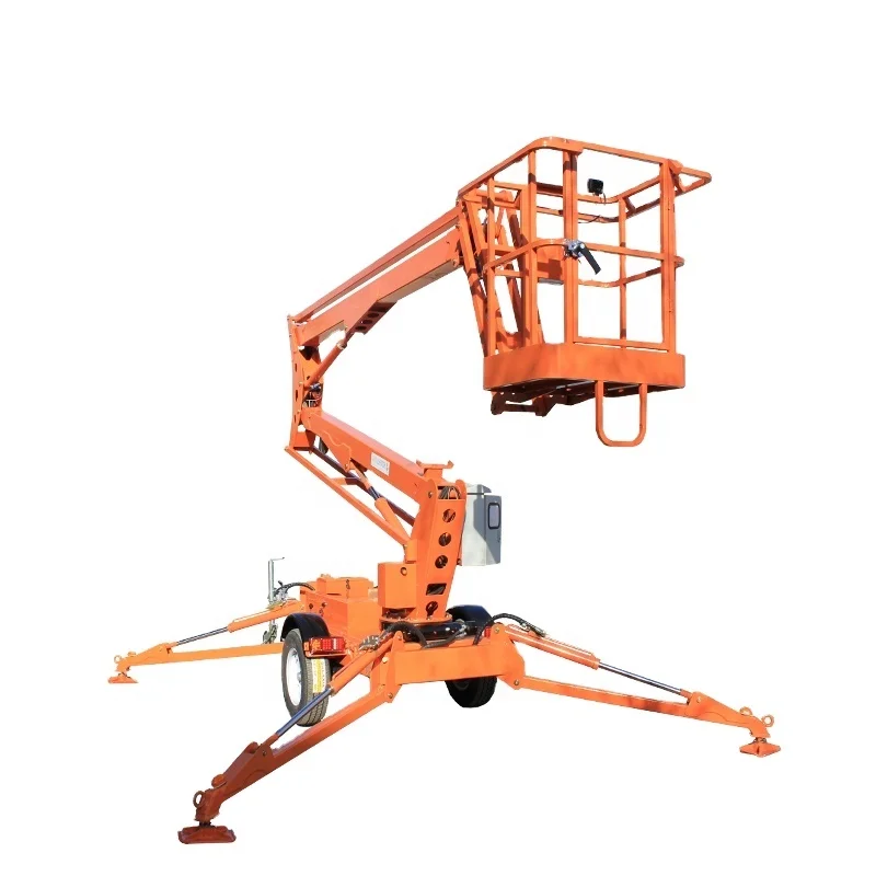 Factory Wholesale 12m 14m Good Quality Hydraulic Tractor Mounted Cherry Picker