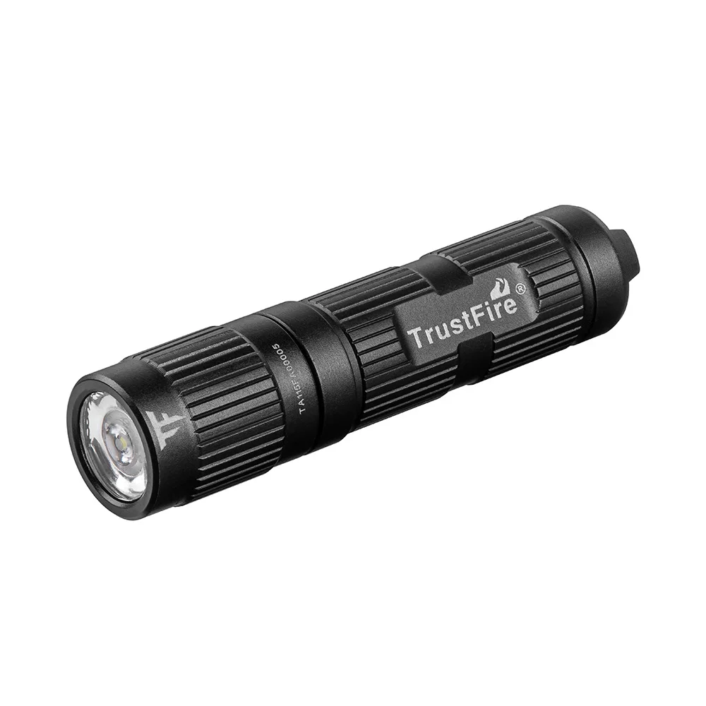 TrustFire MINI3 350Lm небольшой мини-фонарь 170 градусов угол луча фонарик брелок сумки из натуральной кожи с факелами
