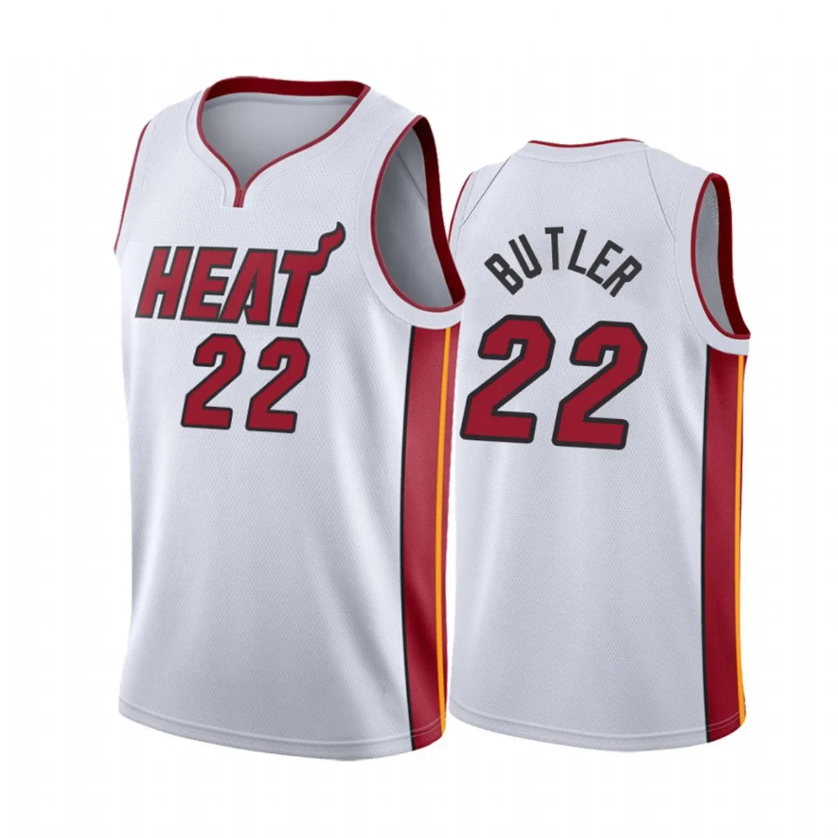 2022 New Miami City Basketball Jersey High Quality Number 13# Bam Adebayo 14# Tyler Herro 22# Jimmy Butler