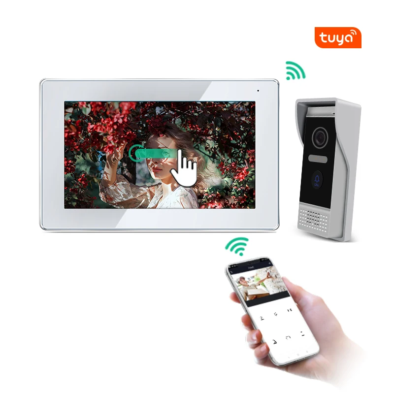 Joytimer wifi video door phone for door entry intercom system to work with ip smartphone 3G 4G WIFI