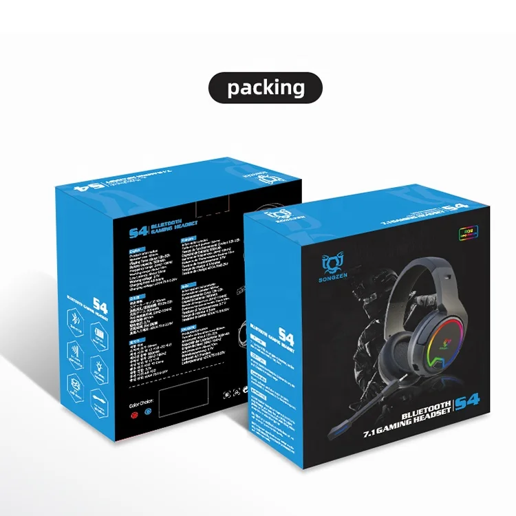 2.4g Transmitter Professional Game Console Wireless Headset E-sports Noise Reduction Headset Computer Game Headset