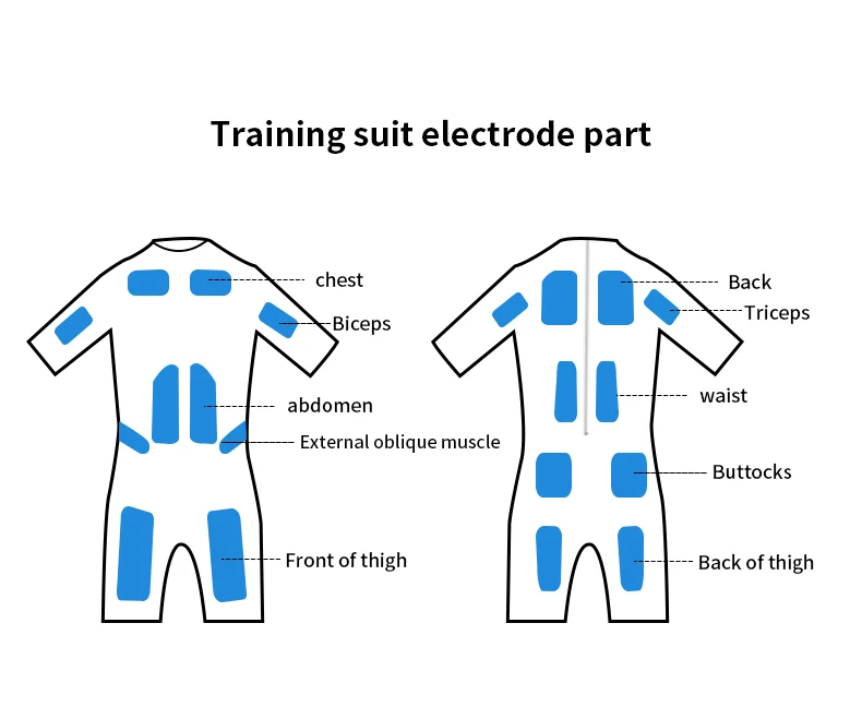 2022 New Sports Mode EMS Training Suit For Men Women