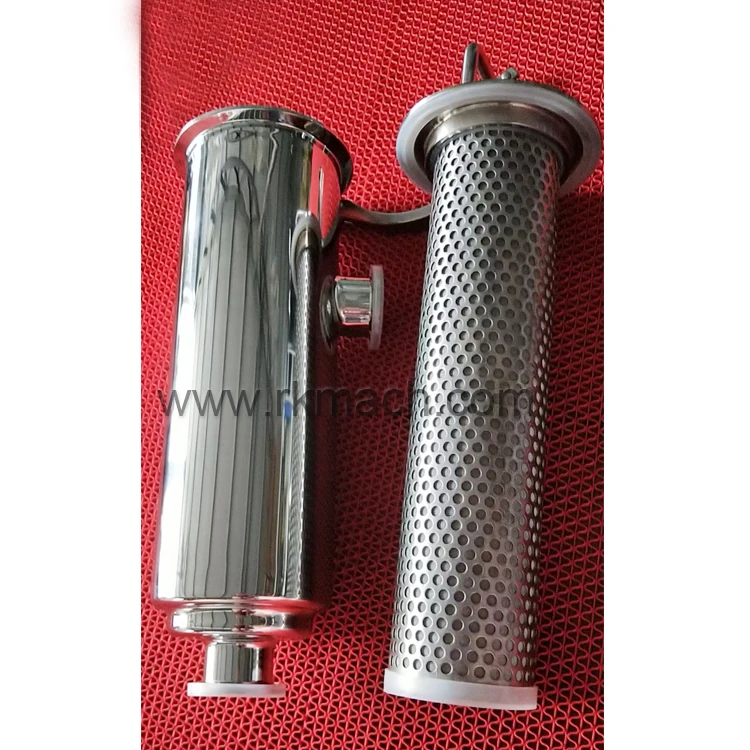 30 50 mesh sanitary stainless steel 304 straight type clamping filter
