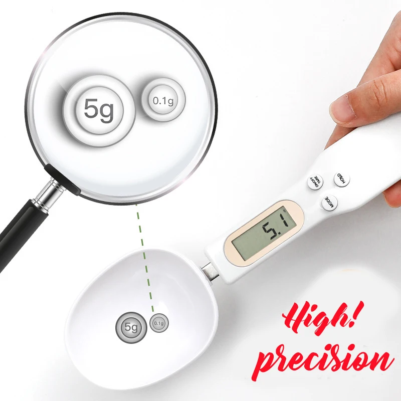 New Arrival Double LCD Display Spoon Large Capacity 500g Household Food Scales Weight Machine