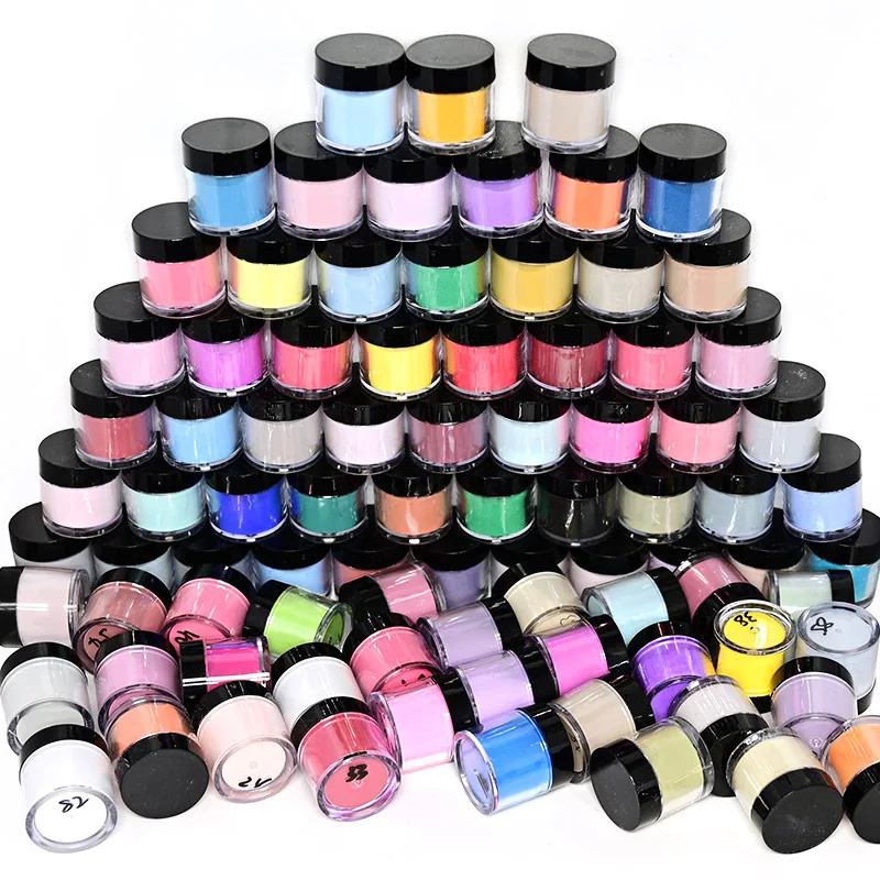 OEM Custom Free Sample High Quality Dippling Powder Colorful Nails Art Neon Pigment Acrylic Dip Powder