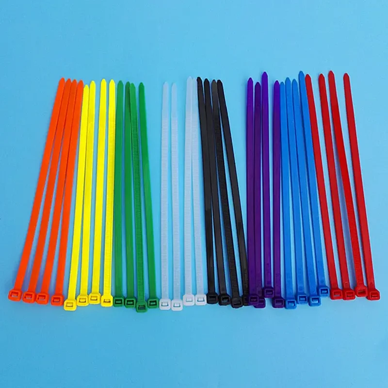 Disposable nylon cable zipper with nylon cable tie
